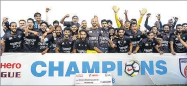  ?? AIFF ?? In only their second season in top flight of Indian club football, Minerva Punjab won their maiden Ileague title on Thursday.