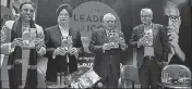  ?? SANJEEV VERMA/HT PHOTO ?? From left: Janata Dal (United) leader Pavan K Varma, housing and urban affairs minister Hardeep Singh Puri, Congress leader Kapil Sibal and journalist Rajdeep Sardesai release Kuldip Nayar's last book, in New Delhi on Friday.