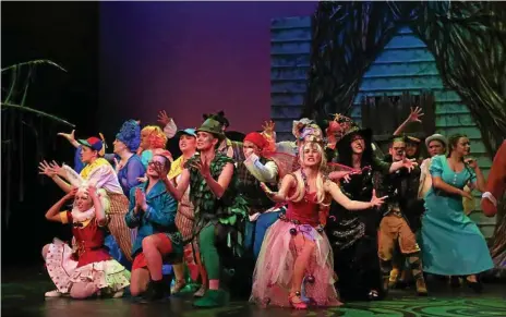  ?? Photos: Contribute­d ?? GOOD SHOW: The fairytale creatures in the Toowoomba production of Shrek The Musical.