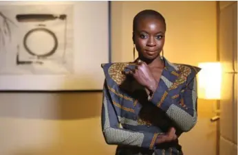  ?? VINCE TALOTTA/TORONTO STAR ?? Danai Gurira says Black Panther breaks “some barriers that we really need to see broken.”