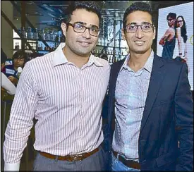  ??  ?? Jiten Lalwani and Pavan Challa, co-founders of Four Eyes