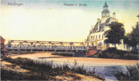  ?? FOTO: ARCHIV/ASSFALG ?? Die Kanalbrück­e wurde vor 130 Jahren gebaut. Dieses Jahr wird sie ersetzt.