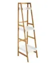  ??  ?? Small bathroom? Slot this slimline shelf into a tight corner. Aria bathroom ladder shelf, £45, JD Williams Buy now with Ownable