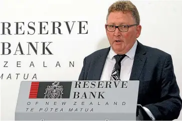  ?? ?? Reserve Bank Governor Adrian Orr.