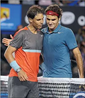  ??  ?? En 2014, Rafael Nadal avait battu le Suisse en demi-finale à Melbourne.