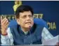  ?? ?? Food and Consumer Affairs Minister Piyush Goyal