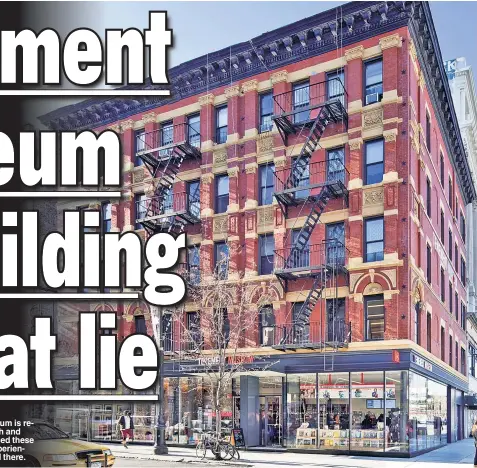  ?? ?? KITCHEN STINK: The Tenement Museum is replacing the stories of Irish, Italian, Jewish and German immigrants who actually occupied these dingy apartments with the fabricated experience­s of blacks and others who never lived there.