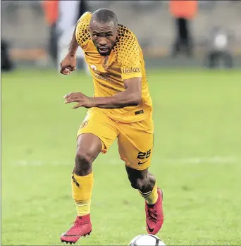  ??  ?? MARKSMAN: Kaizer Chiefs striker Bernard Parker.