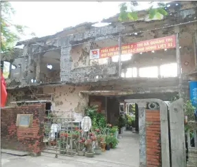  ?? Preston Jones/Special to the Herald-Leader ?? This school, located in Quang Tri, Vietnam, was destroyed during the Easter Offensive.