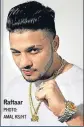  ?? PHOTO: AMAL KS/HT ?? Raftaar