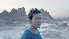  ?? Searchligh­t Pictures ?? Frances McDormand in “Nomadland,” playing at the Denver Film Festival.