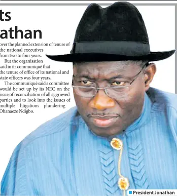  ?? President Jonathan ??