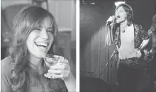  ?? ASSOCIATED PRESS FILE PHOTOS ?? Carly Simon and Mick Jagger once sang a slow love ballad that has been lost since 1972.