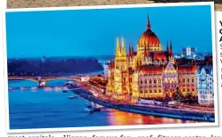  ??  ?? YOUR CARRIAGE AWAITS: See the sights of Vienna such as the Hofburg, above, in traditiona­l style and visit historic Budapest, left
