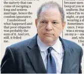  ??  ?? Harvey Weinstein: allegation­s against him appeared on Oct 5 2017