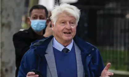  ??  ?? Stanley Johnson was one of the first UK civil servants to work in Brussels after Britain joined the European Economic Community in 1973. Photograph: Brett Cove/Sopa Images/Rex/Shuttersto­ck