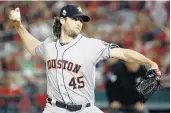  ?? PATRICK SEMANSKY/ASSOCIATED PRESS FILE ?? Gerrit Cole went 20-5 with a 2.50 ERA and 326 strikeouts for the Houston Astros last season.