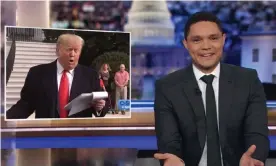  ?? Photograph: YouTube ?? Trevor Noah: Trump’s rant ‘was one of the least presidenti­al things I have ever seen.’