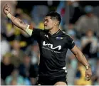  ?? ?? Du’Plessis Kirifi says his one-fingered gesture to fans in Sydney was in response to racial taunts.