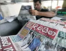  ?? PICTURE: DINUKA LIYANAWATT­E / REUTERS ?? REJECTED: In a closely fought election on Monday, the people of Sri Lanka again rejected Mahinda Rajapaksa’s bid to return to power.