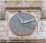  ??  ?? The clock face is to remain.