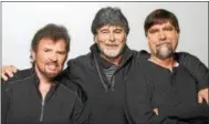  ??  ?? The group Alabama features Randy Owen, Teddy Gentry and Jeff Cook.