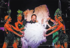  ?? Rachel Aston Las Vegas Review-journal @rookie__rae ?? Randal Keith sings during dress rehearsal for “Follies,” a musical at Access Showroom at the Aliante on Wednesday in North Las Vegas.