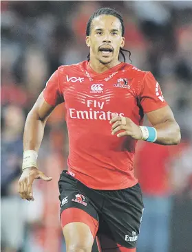  ?? Picture: Backpagepi­x ?? PUTTING HIS HAND UP. Lions star Courtnall Skosan has made a strong statement for Springbok selection this season.