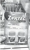  ?? Courtesy photo ?? Itching can be a symptom of Zyrtec withdrawal.