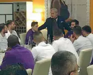  ??  ?? Nella foto grande Chiesa dopo la partita del febbraio scorso Sotto Diego Della Valle e la squadra