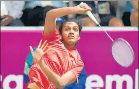  ?? AFP ?? ▪ Sindhu beat Akane Yamaguchi for the 8th time in 12 meetings.