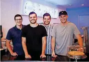  ?? [PHOTO BY DOUG HOKE, THE OKLAHOMAN] ?? Partners Eric Gilbert, Layne Ferguson, Landon Ferguson and Connor Cox opened their first Capitals Ice Cream at 1006 N Hudson Ave. with dreams of going national with the concept.