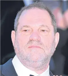  ?? Picture: Getty Images. ?? US film producer Harvey Weinstein is being investigat­ed in America and Britain over a string of allegation­s of sexual assault, which he denies.