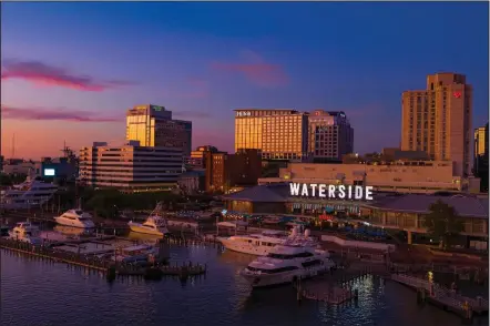  ?? (TNS/Visit Norfolk) ?? Norfolk’s Waterside District is a favorite with visitors.