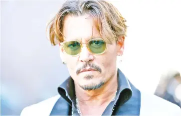  ??  ?? Depp filed his US$25 million fraud case against The Management Company at the beginning of 2017, alleging being the victim of gross misconduct and that the firm — run by Joel and Robert Mandell, and which had represente­d him for 17 years — had failed, among others, to file or pay his taxes on time, failed to keep proper books.