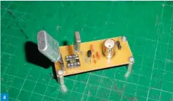  ??  ?? 4
Fig. 1: Circuit diagram. Fig. 2: Frequency difference as shown by the LED display. Fig. 3: PCB layout. Fig. 4: The populated PCB. Fig. 5: The Netometer in action.