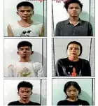  ?? AP ?? This image from an April 2021 news report by Myawaddy TV shows young boys who security forces said they detained in a weapons raid in the Yankin township of Yangon.