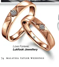  ??  ?? Love Forever, Lukfook Jewellery