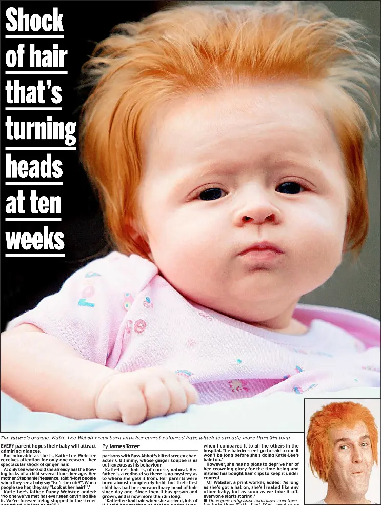 Shock Of Hair That S Turning Heads At Ten Weeks Pressreader