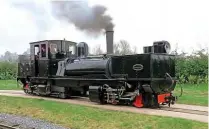  ?? GRAHAM LIGHTFOOT ?? Beyer, Peacock 0-4-0+0-4-0 Garratt ‘K1’ pictured on March 17 running on the upper Field Line, the first time it had moved under its own power since its boiler ticket expired on November 5, 2014.