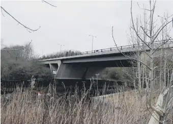  ??  ?? The bridge on the A182 Washington Highway.