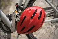  ?? SUBMITTED ?? Helmets are a critical component related to cyclist safety. The NHTSA urge all riders to wear one and to replace them if they get into an accident while wearing one.