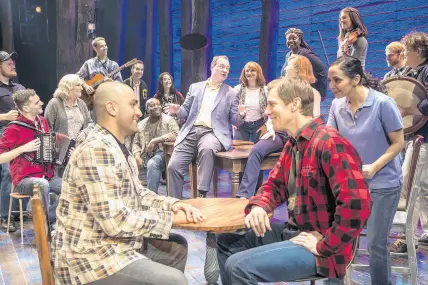  ?? MATT MURPHY/COURTESY ?? The National Broadway tour of the hit musical “Come From Away” continues at Cadillac Palace Theatre in Chicago through March 6.