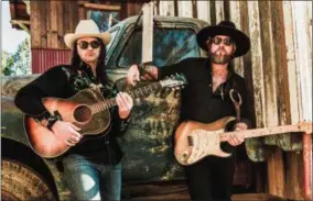  ?? SUBMITTED PHOTO ?? Duane Betts and Devon Allman of the Allman Betts Band. The band will perform at The Stanley in Utica on Saturday, June 15, 2019, at 7:30p.m.