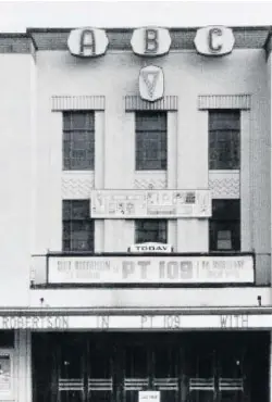  ??  ?? Iconic William enjoyed many Disney classics in Coatbridge’s ABC cinema