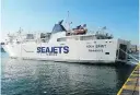  ?? PANAGIA EKATONTAPI­LIANI VIA B.C. FERRIES ?? The 246-foot Aqua Spirit, soon to be renamed Northern Sea Wolf.