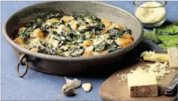  ?? POST PHOTO BY RENEE COMET FOR THE WASHINGTON ?? Sweet Potato Dumplings and Spinach Gratin.