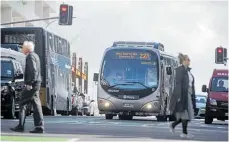  ?? Photo / Alex Burton ?? Almost 400 bus stops will be constructe­d or upgraded around the country with the Transport Choices funding.