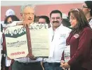  ?? FERNANDO CARRANZA ?? El líder de Morena estuvo en GDL