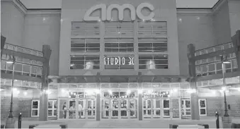  ?? AP/COURTESY ?? AMC has spent more than $1 billion in theater renovation­s since they made comfort and quality a priority in 2012.